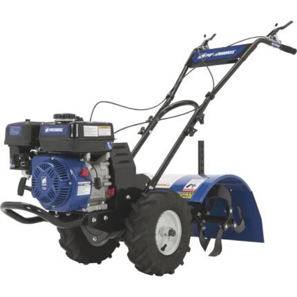 Powerhorse 115070 20in. Rear Tine Tiller Cultivator 6.5in. Tilling Depth